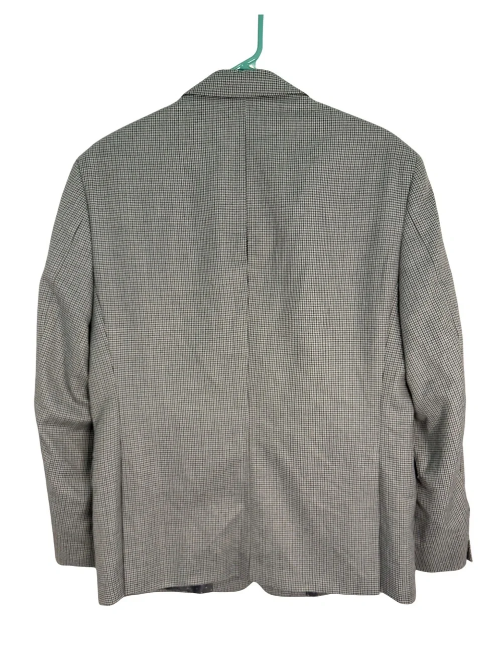 Tommy Hilfiger Gray Two Button Micro-Check Sport Coat Blazer Size 40S